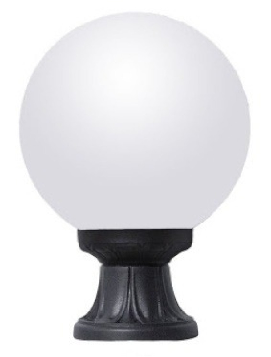 Set corp de il. G250 E27 opal + suport MIKROLOT negru Fumagalli