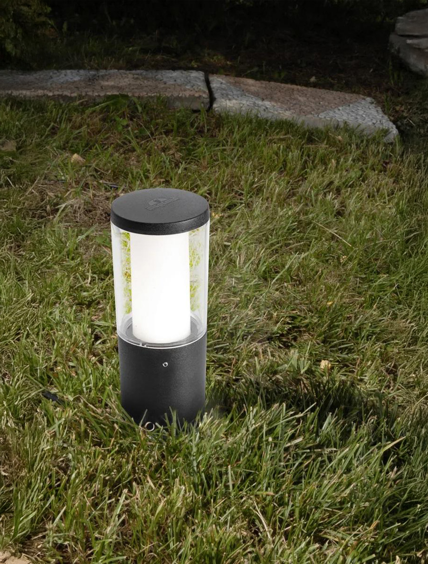 Corp de il. CARLO 250 negru transp. GU10 3,5W 2,7-4-6,5K 0.25M Fumagalli