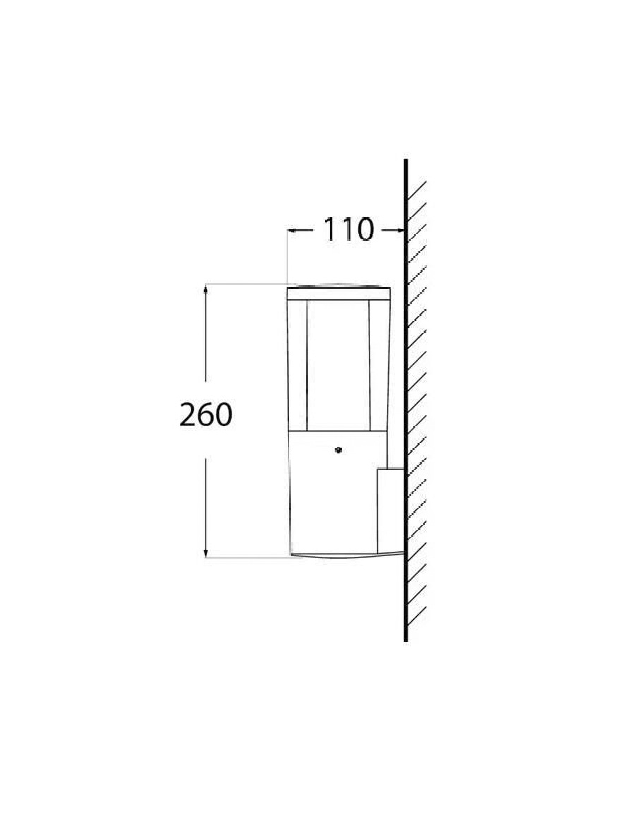 Настенный декоративный светильник CARLO WALL DECO, серый, прозрачный, GU10, 3,5W, 2700–4000–6500K, Fumagalli