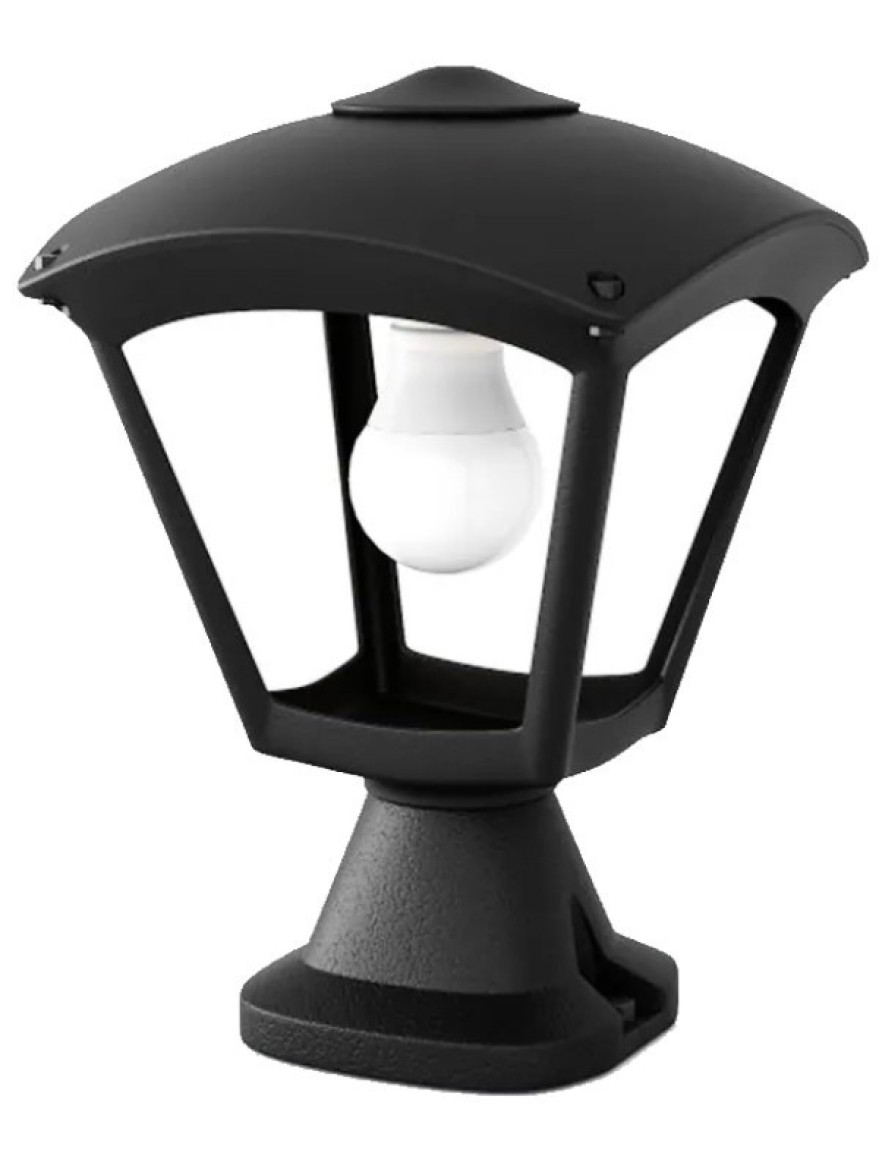 Set corp de il. ROBY E27 transp + suport DISMA negru Fumagalli