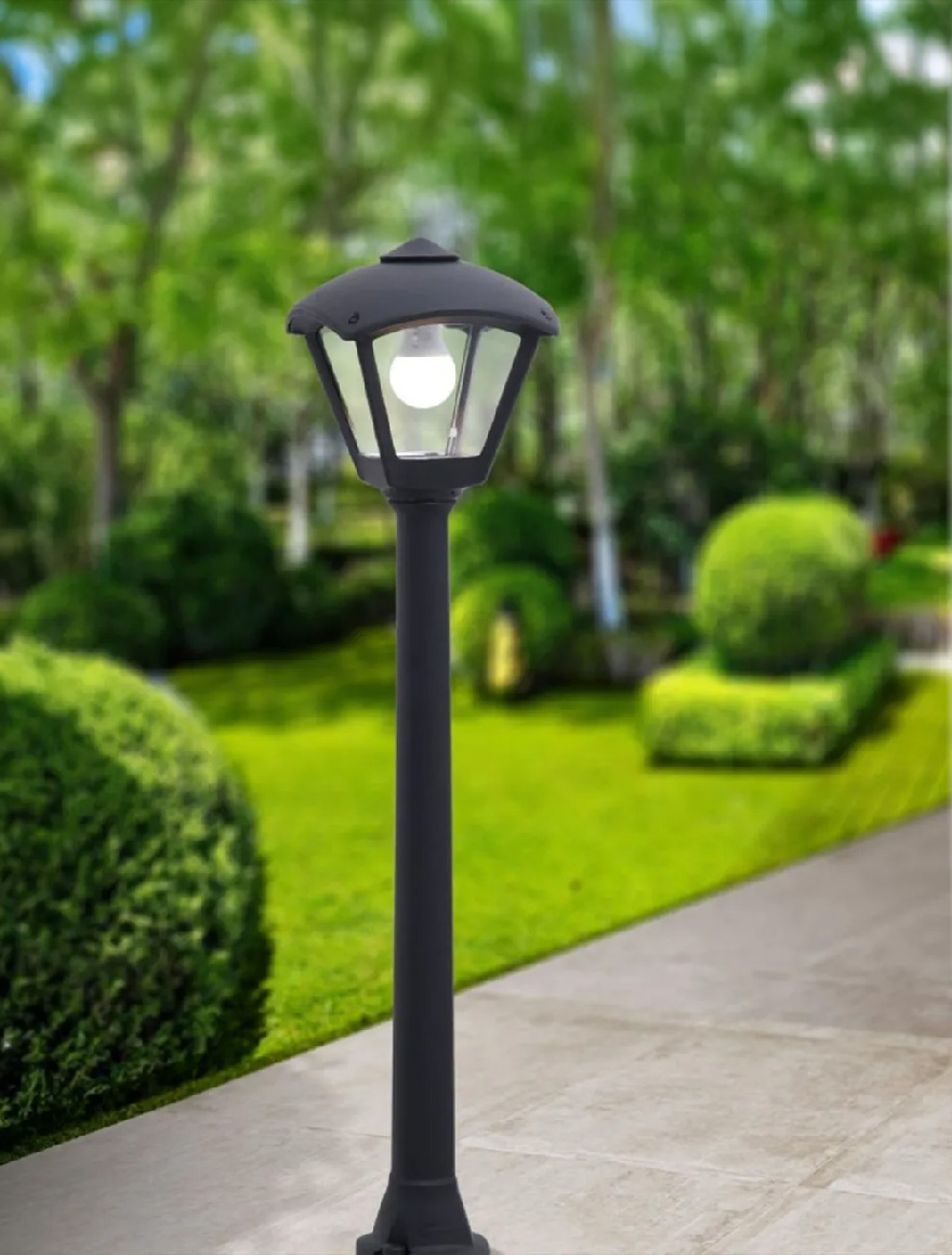 Набор светильника ROBY: лампа E27 filament 6W 2700K, прозрачная + подвес GIAFFA, чёрный, 0.94 м, Fumagalli