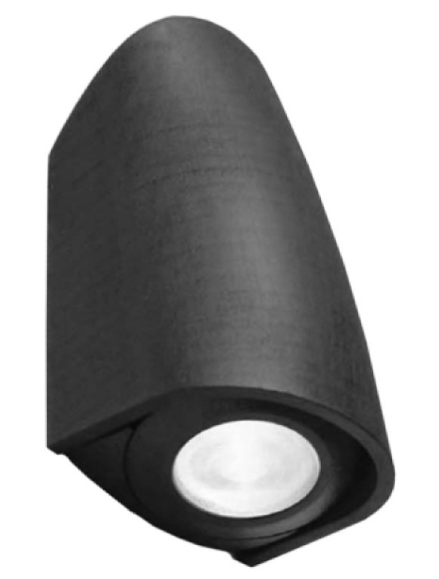 Corp de il. MAMETE rotund negru FROSTED G9 1,7W 4000K Fumagalli