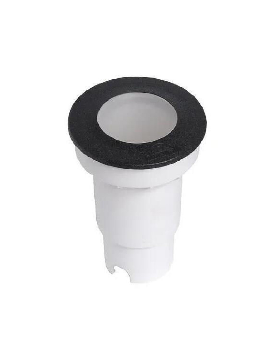 Corp de il. sol CECI 90 rotund negru FROSTED GU10 3,5W 2,7-4-6,5K Fumagalli