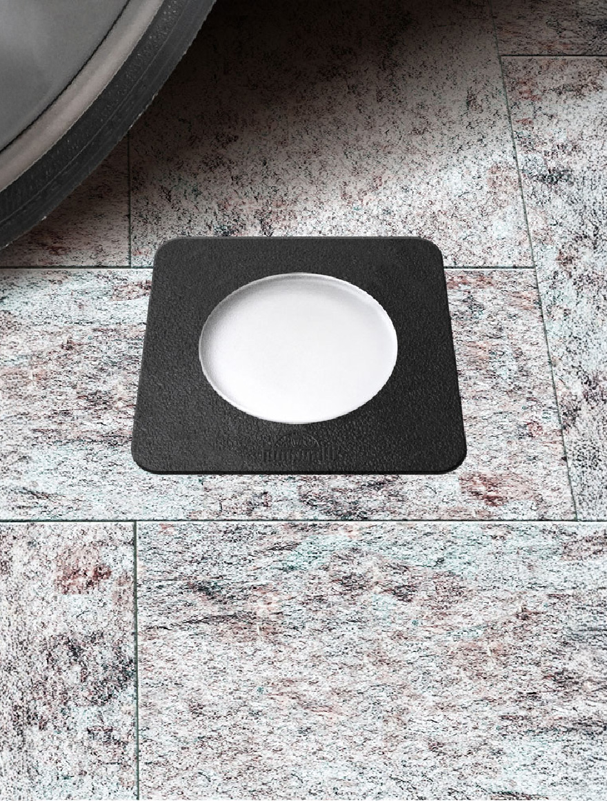 Наземный светильник CECI 120 SQUARE, чёрный, FROSTED, GX53, 3W, 2700–4000–6500K, Fumagalli