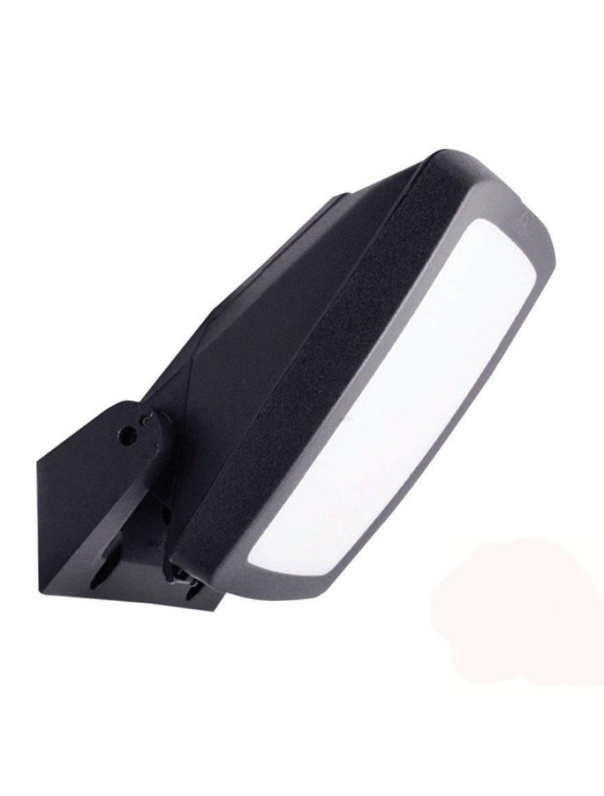 Corp de il. perete GERMANA negru opal E27 cu senzor Fumagalli