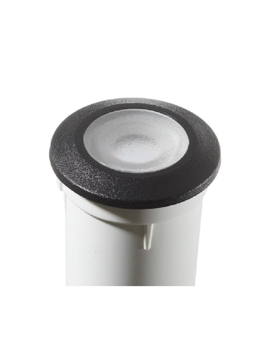 Наземный светильник ALDO, круглый, чёрный, FROSTED, G9, 1,7W, 4000K, Fumagalli