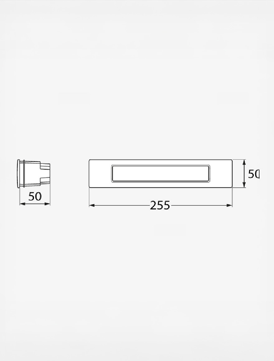 Светильник для лестницы/стены NINA 190, белый, OPAL, R7S 7,5W, 2700–4000–6500K, Fumagalli