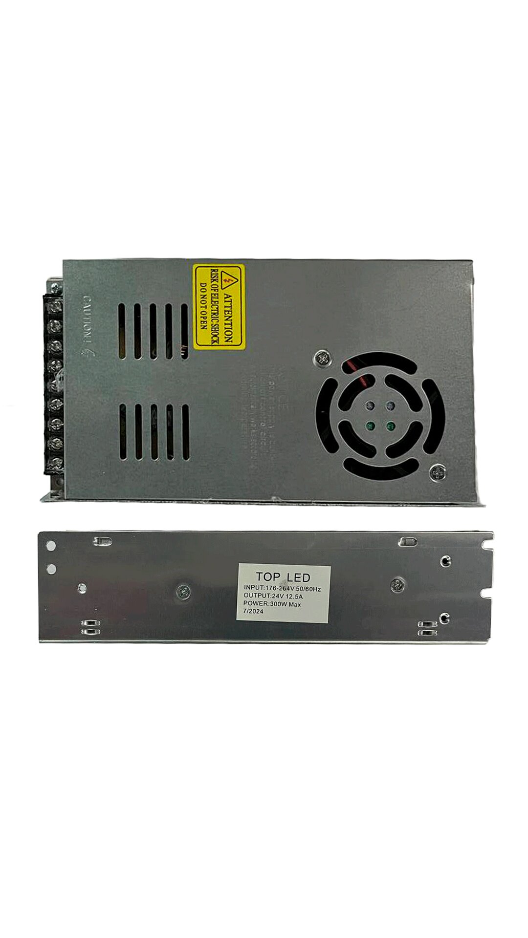 Sursă de alim. cu culer 24v 300W 12.5A 100-265V IP20