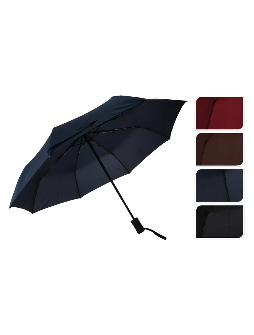 Автоматический складной зонт D110 см, монохромный