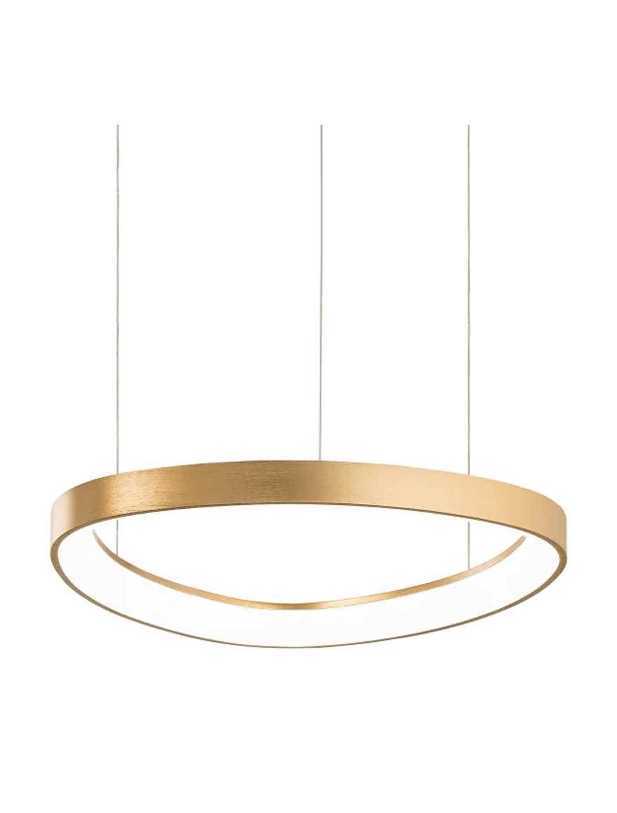 Lustra Led GEMINI 48W 6600Lm 3000K brass Ideal lux