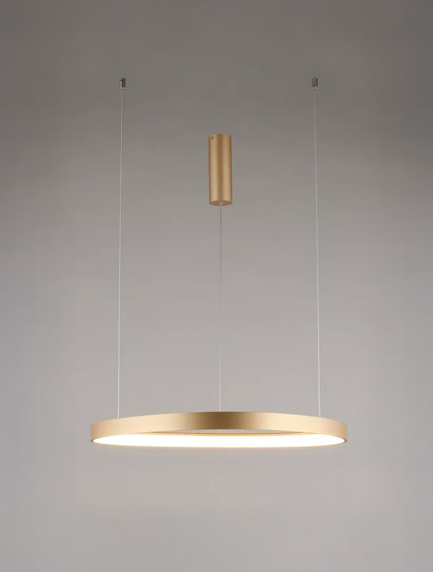 Lustra Led GEMINI 48W 6600Lm 3000K brass Ideal lux