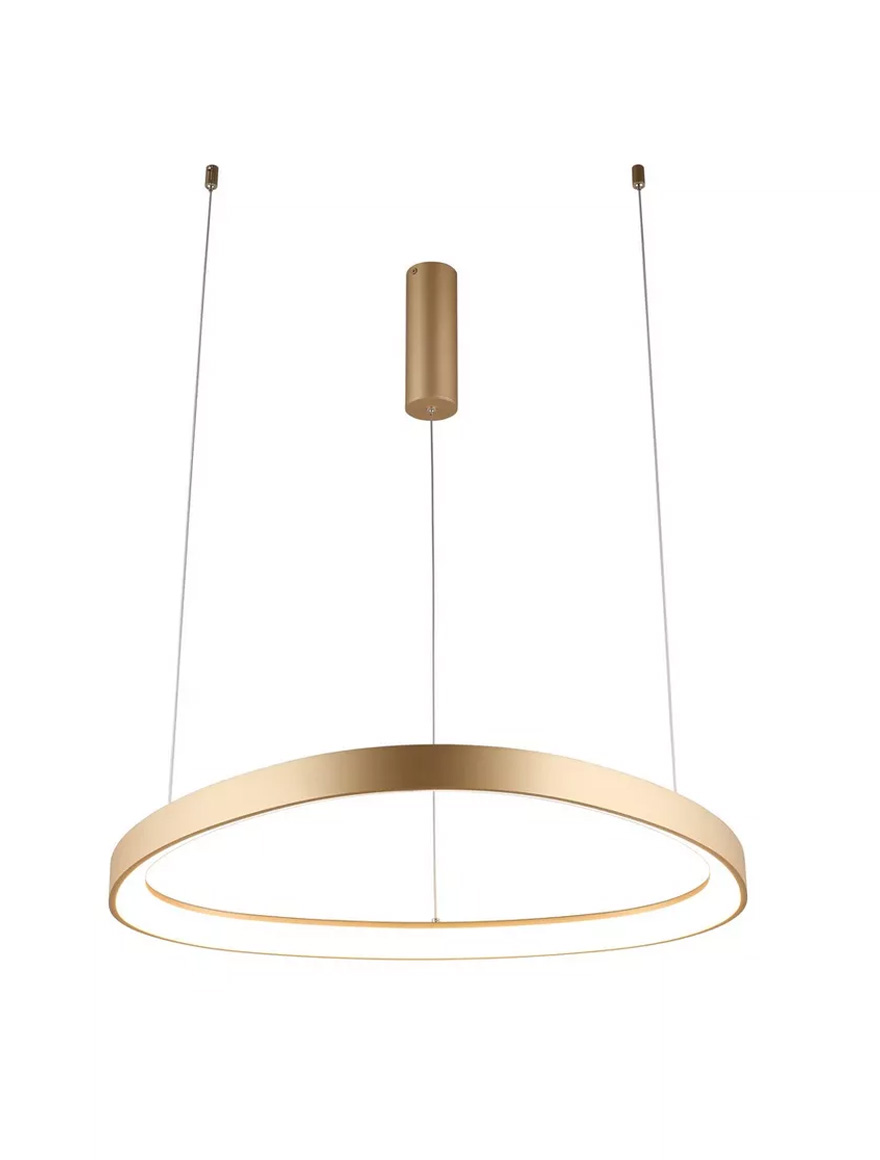 Люстра LED GEMINI 48Вт 6600Лм 3000К латунь Ideal Lux