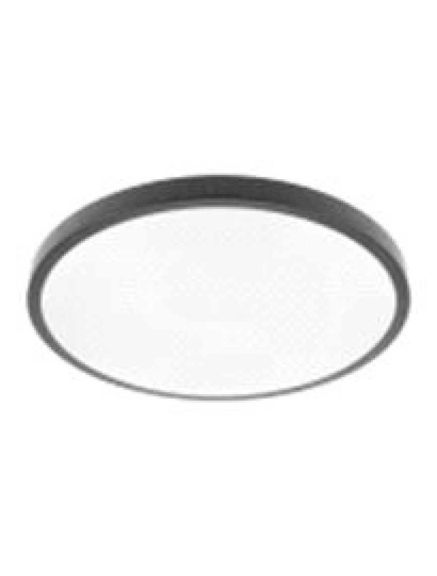 * Plafonieră LED ATOL 32W 4000K D400mm neagră GTV