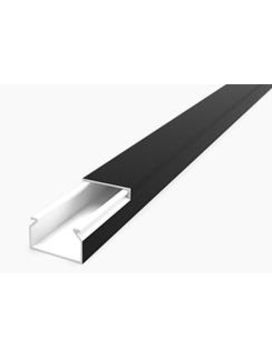 Canal-cablu 20x10x2000 (200m) negru Sidem MUTLUSAN