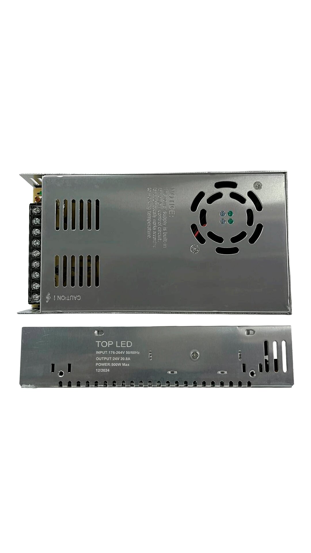 Sursă de alim. cu culer 24v 500W 20.83A 100-265V IP20