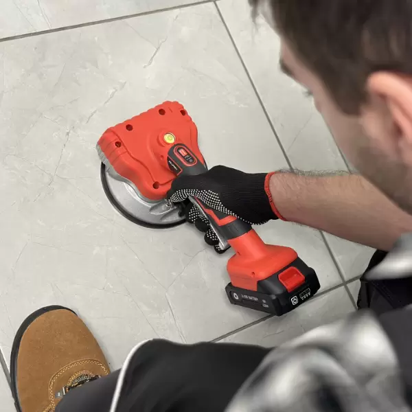 Mașină cu ventuză pentru nivelarea gresiei 18V