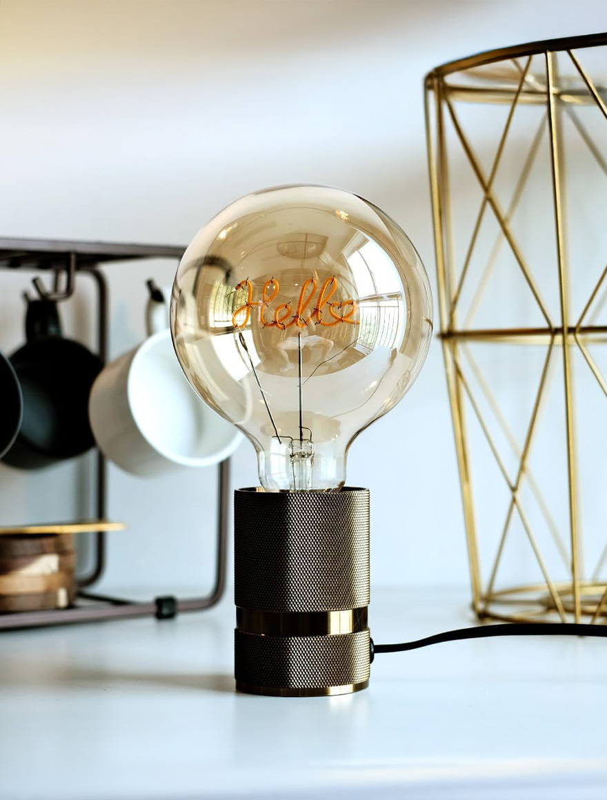 Напольный светильник 1XE27 D65 золотой DL X-11885-HL Luminaled