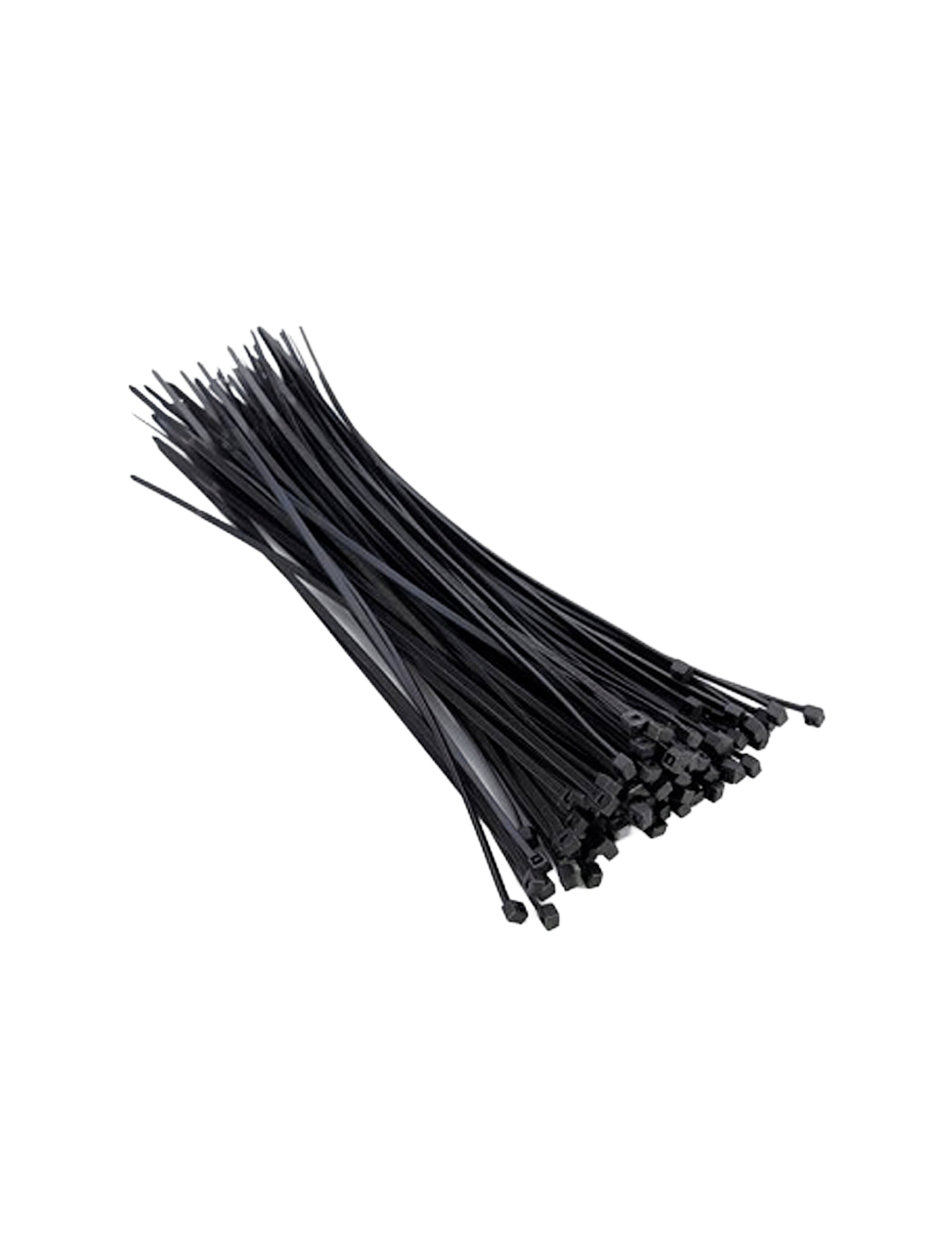 Стяжки кабельные 4,8x350, черные (100 шт.), DBL