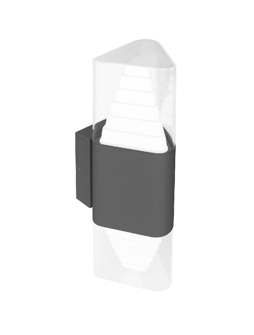 Наружный LED-светильник DYNAMIC 2×6W, 4000K, IP65, чёрный, Col_LUMINALED