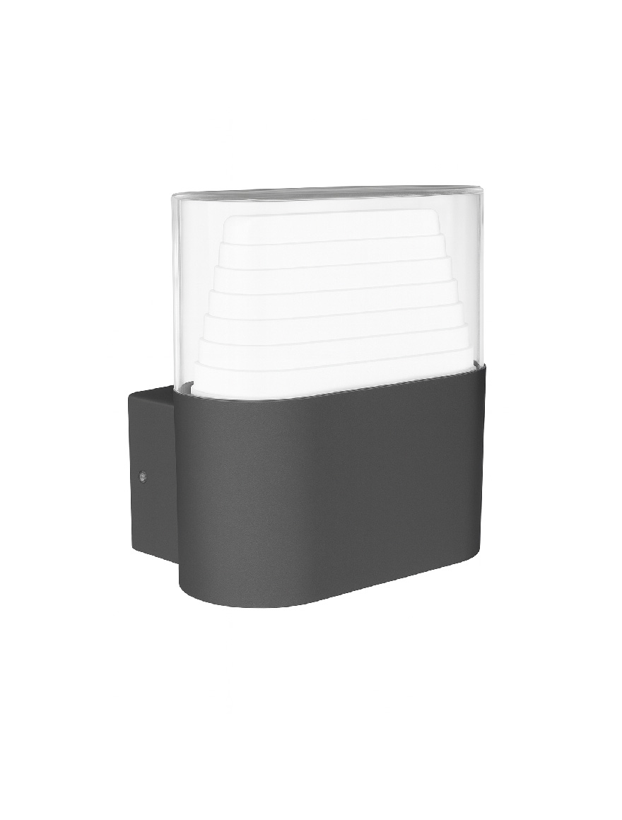 Aplică LED exterior STYLE 6W 4000K IP65 neagră Col_LUMINALED
