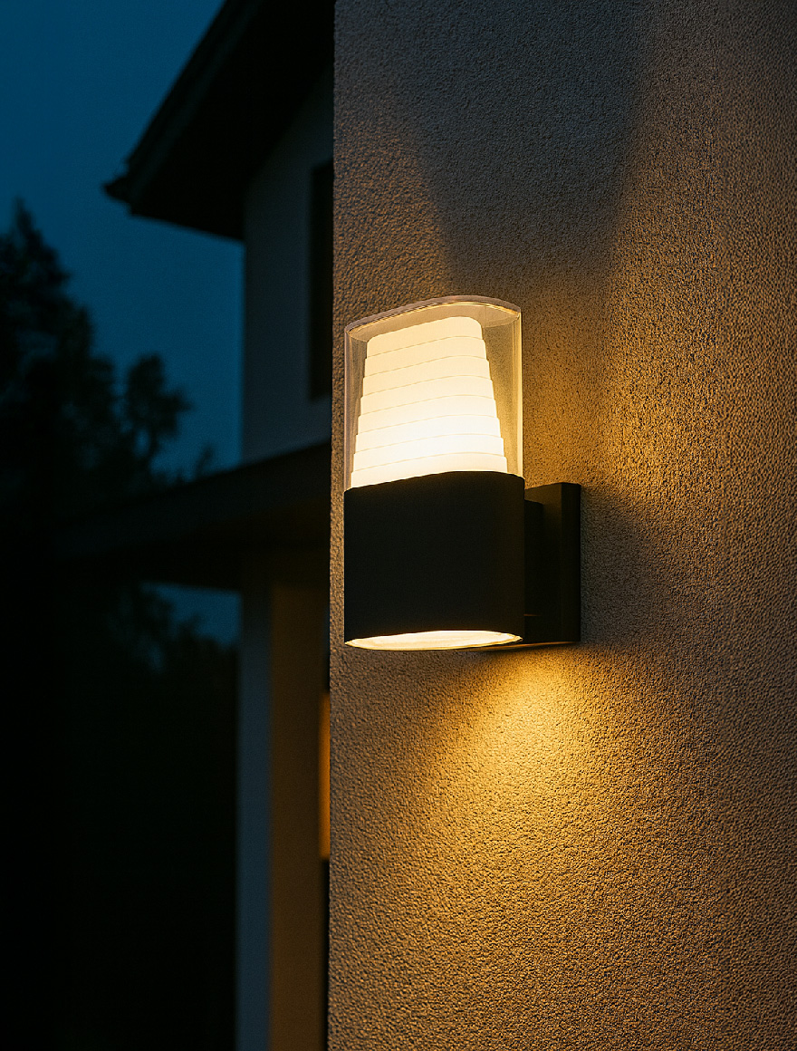 Aplică LED exterior STYLE 6W 4000K IP65 neagră Col_LUMINALED