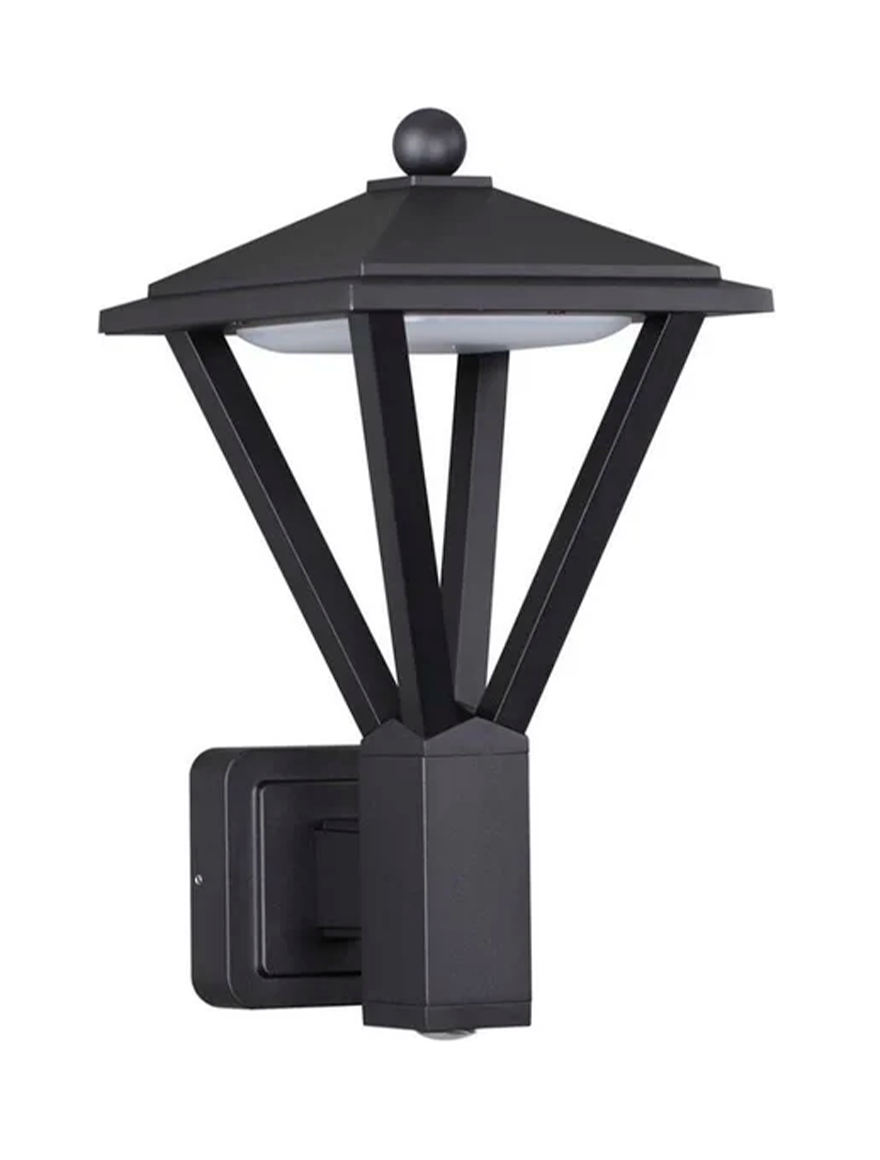 Aplică LED exterior ELEGANT 12W 3000K IP65 neagră Col_LUMINALED