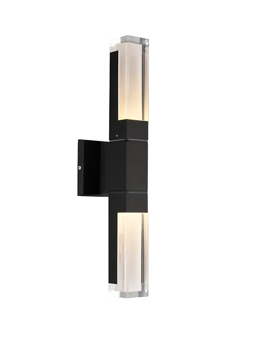 Наружный LED-светильник NORDIK 2×5W, 4000K, IP65, чёрный, Col_LUMINALED