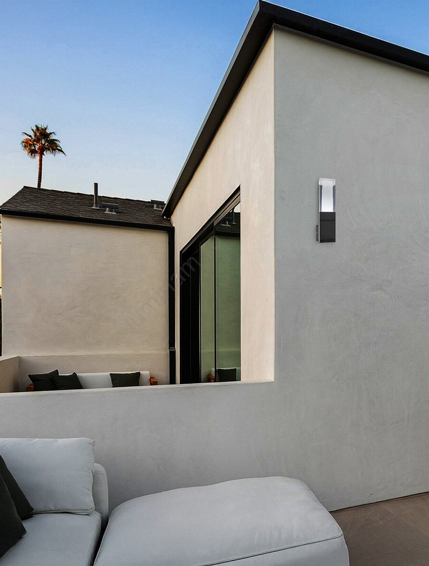 Наружный LED-светильник NORDIK 5W, 4000K, IP65, чёрный, Col_LUMINALED