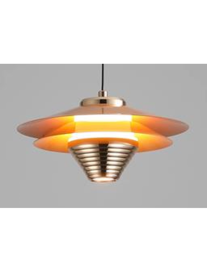 Suspensie LED JH-2405-01 8W 3000K D220mm portocalie Luminaled