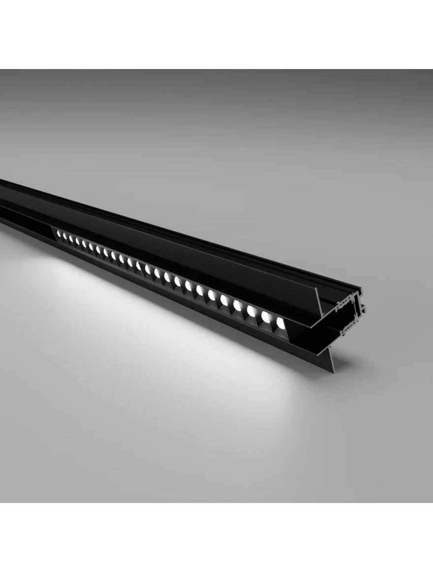 Corp de illum. direcționat pentru șină magnetică S20 20W 48V 3000K NEGRU