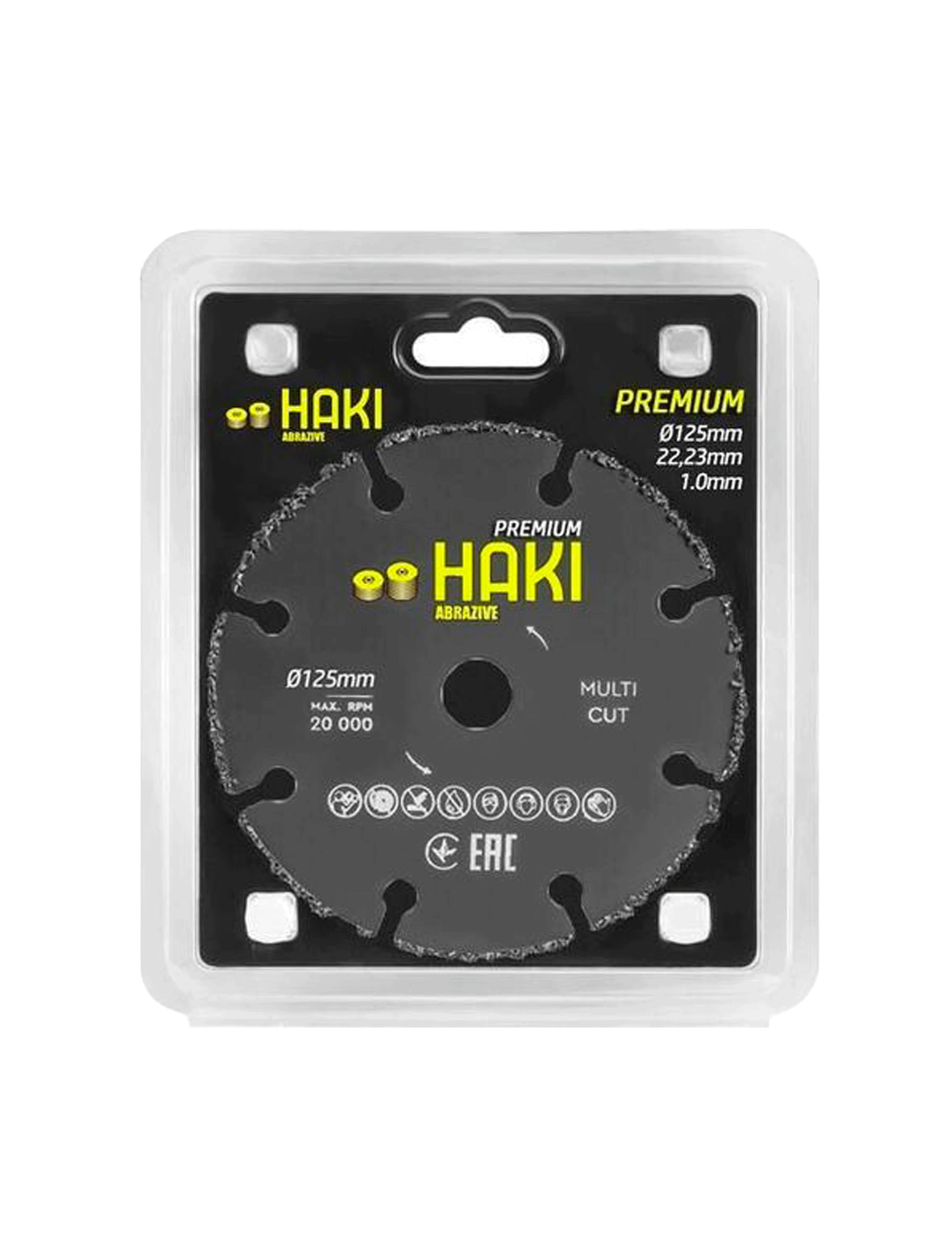 Disc debitare multifunctional CARBIDE 125x22,2mm  HAKI 8032