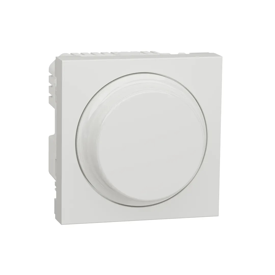 Выключатель-диммер (регулятор напряжения) 2-модульный, 16A, 250V, белый, NU351418, Unica Studio