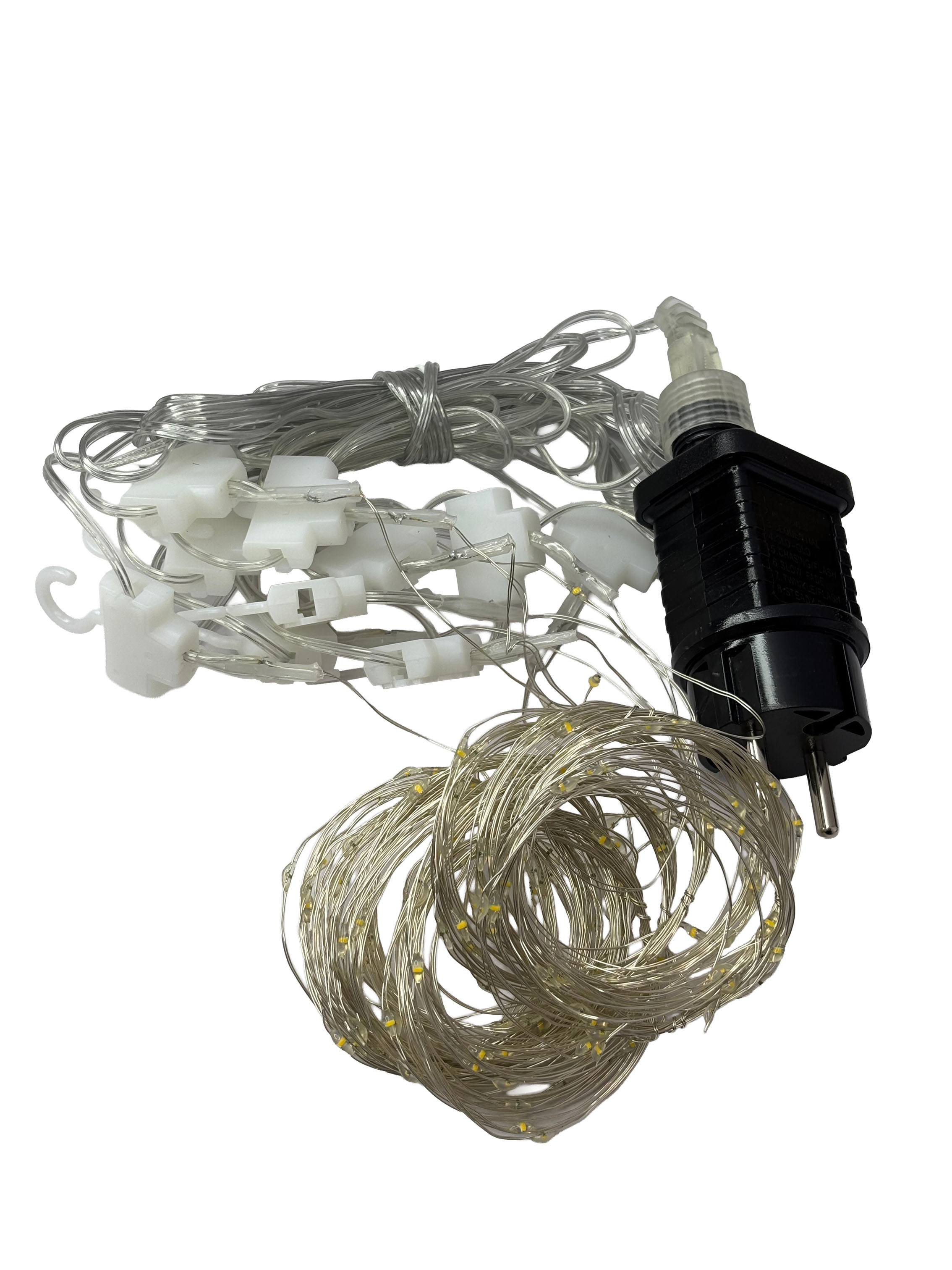 Ghirlandă Perdea fir din cupru 3x2m 200LED 8 regimuri IP44