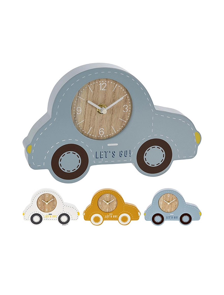 Ceas de perete pentru copii Masina 24X15cm