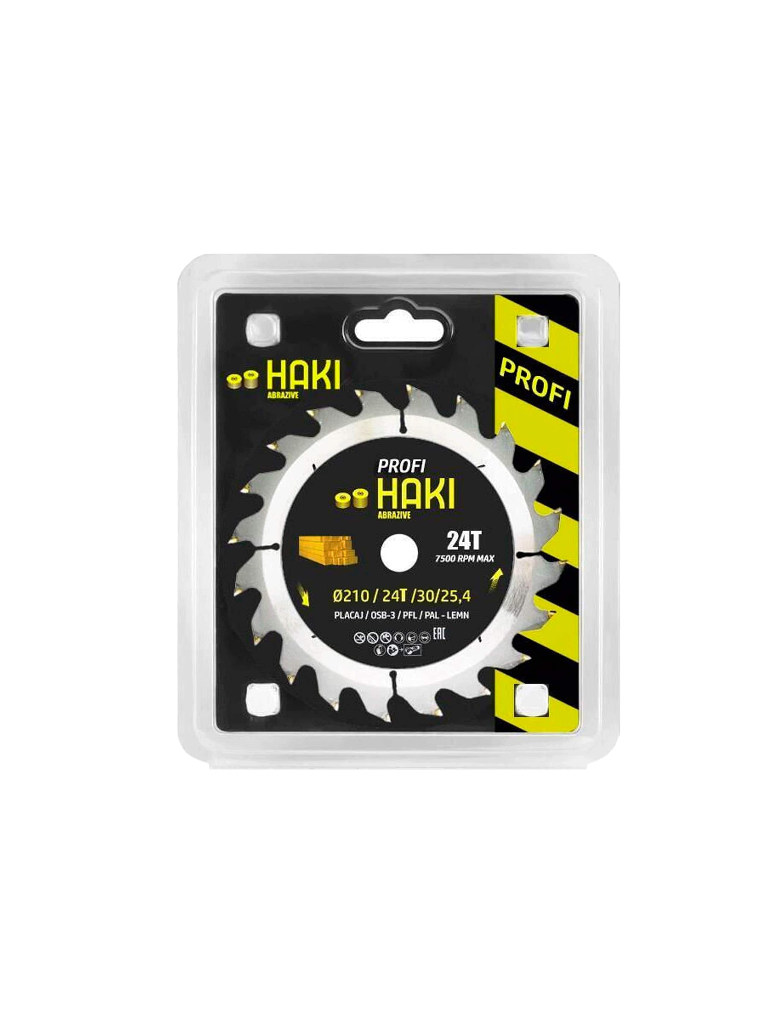 Disc lemn PROFI 210 24T 30/25,4 HAKI 4604