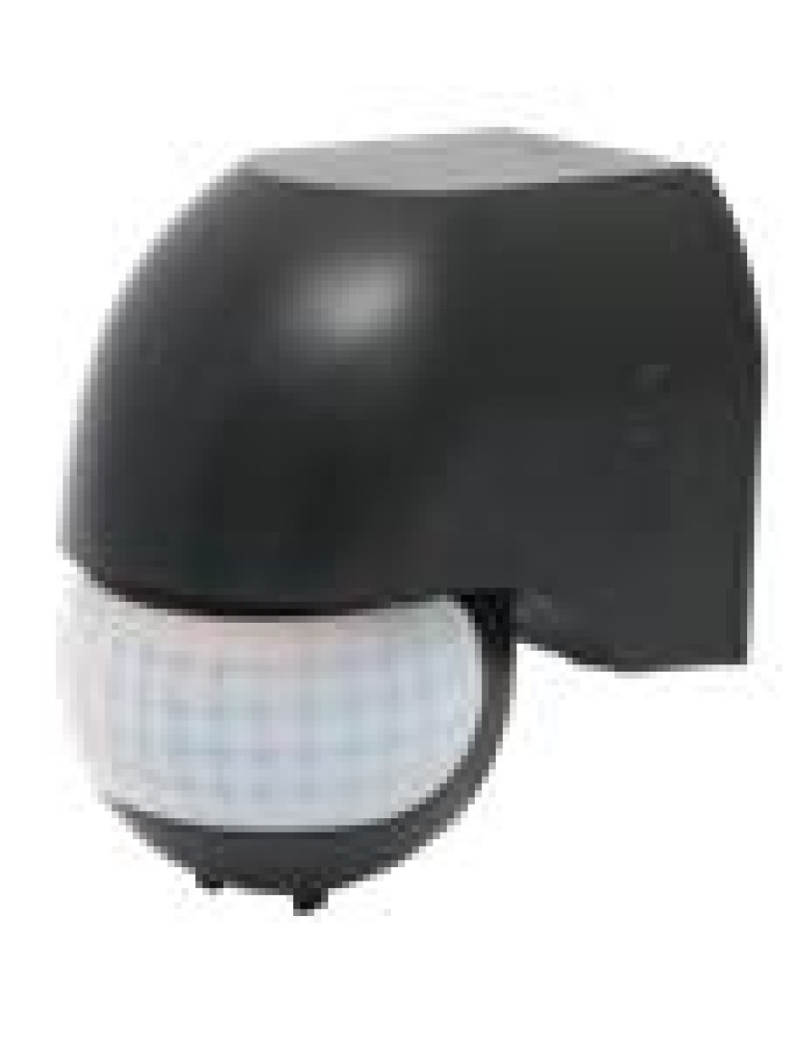 Sensor de mișcare  PIR 1200W IP44 NEGRU LuminaLED