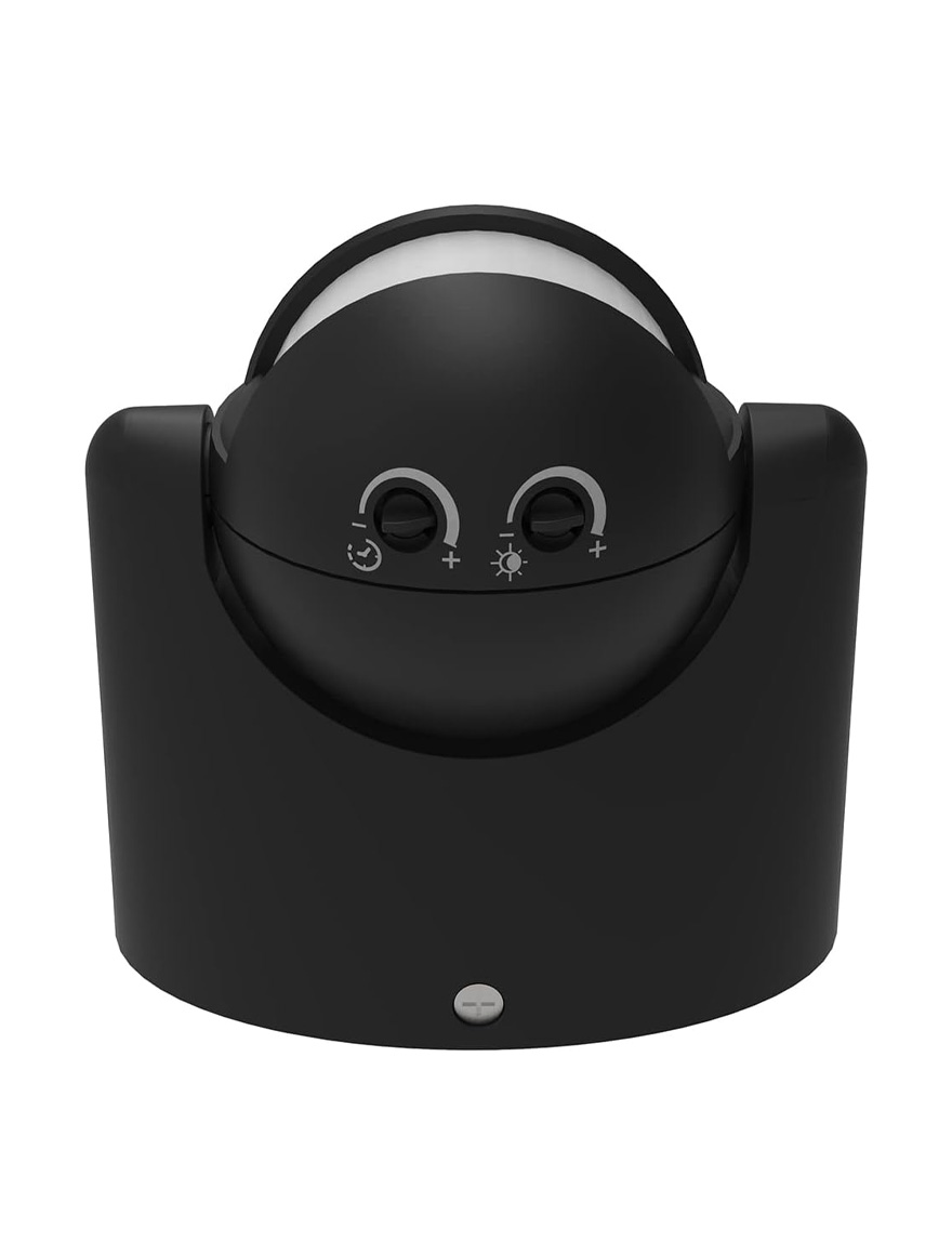 Sensor de mișcare  PIR 1200W IP44 NEGRU LuminaLED