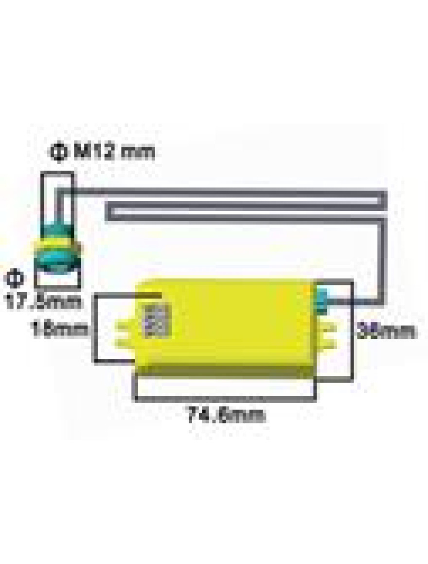 Sensor de mișcare infraroșu 5-8cm 800W IP20 LuminaLED