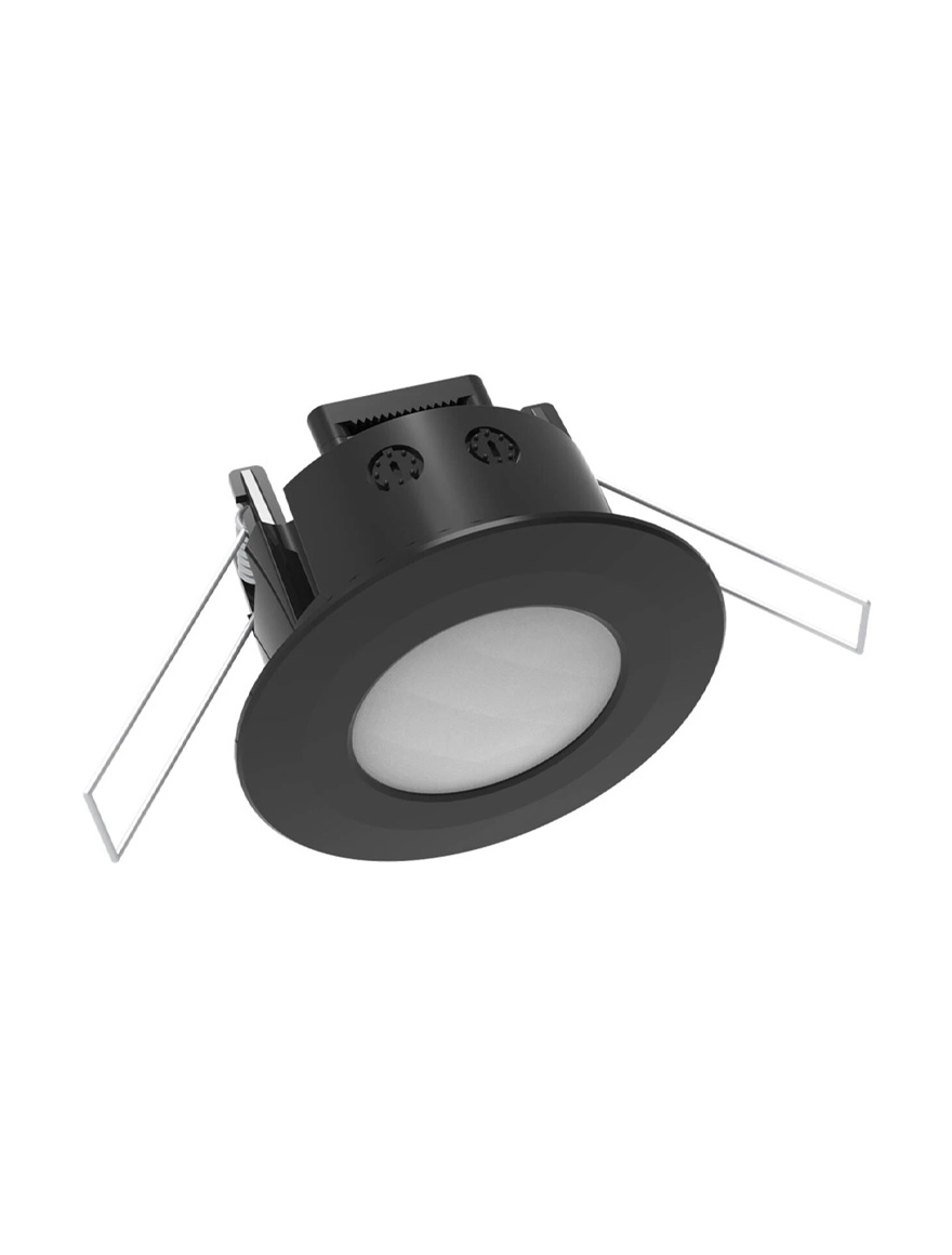 Sensor de mișcare PIR incorporat 1200W IP20 NEGRU LuminaLED