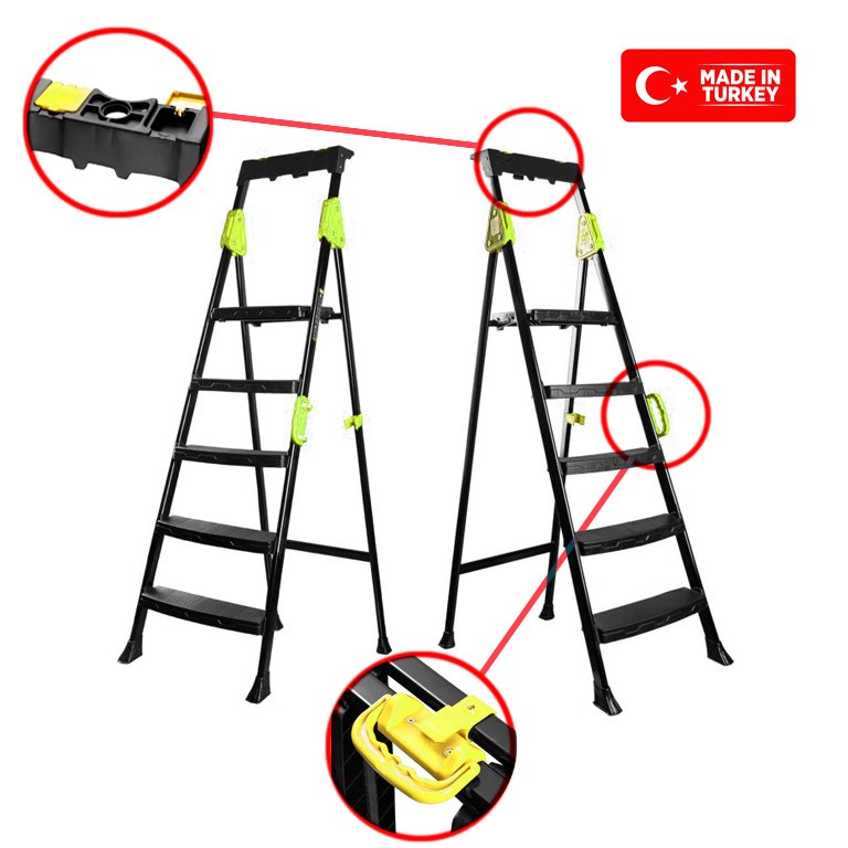 Лестница 7+1 (с ручкой) RTRmax luxury RML07