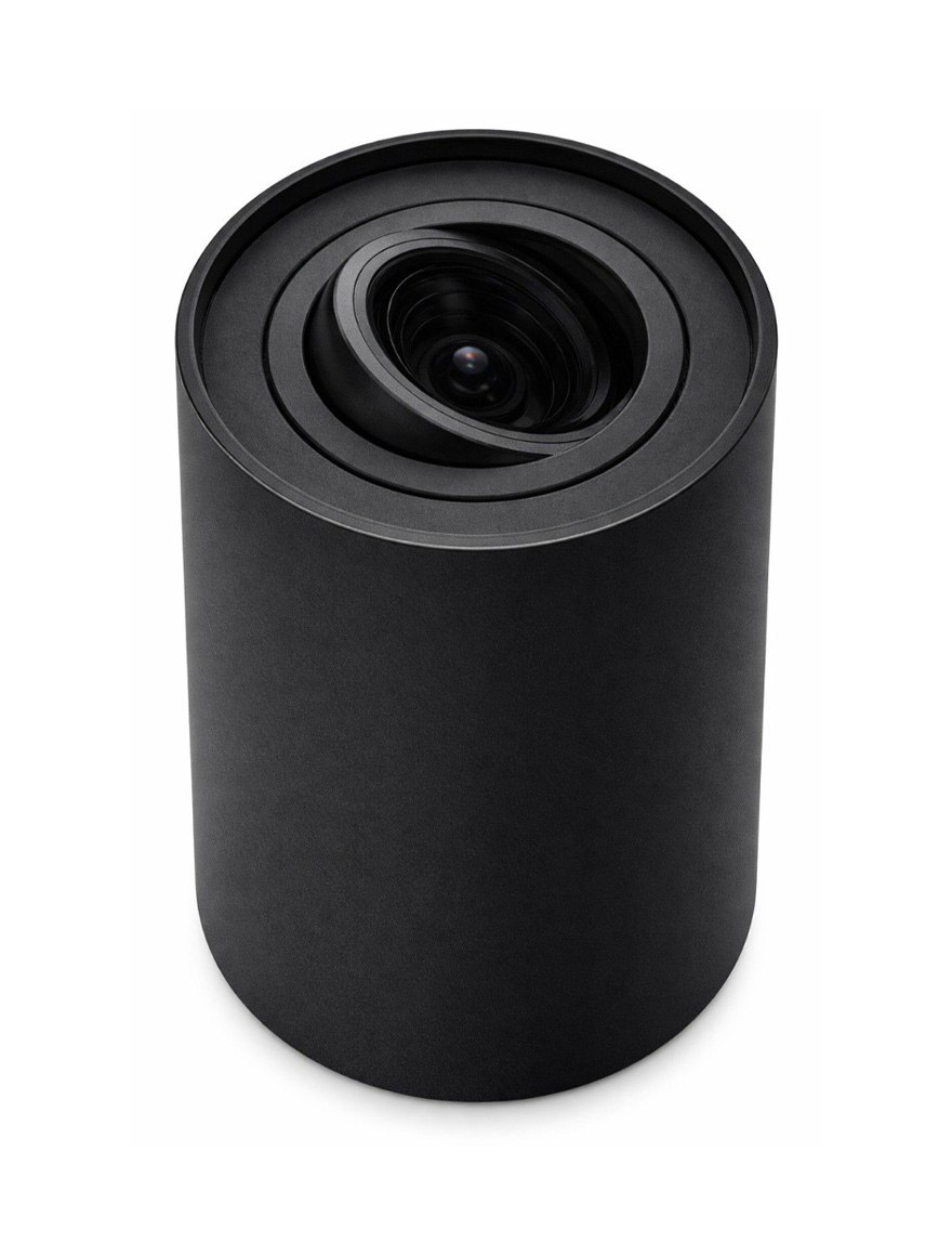 Спот накладной 1×GU10 80×84 мм круглый чёрный LuminaLED