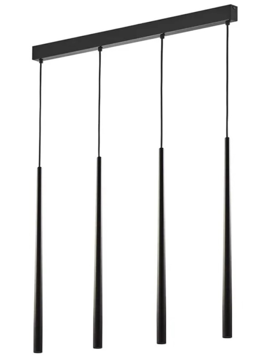 Lustră 4*G9 L600 H1200 IP20 negru LUMINALED