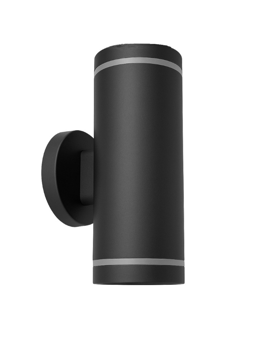 Corp de iluminare pentru fațade 2XGX53 IP54 negru LUMINALED