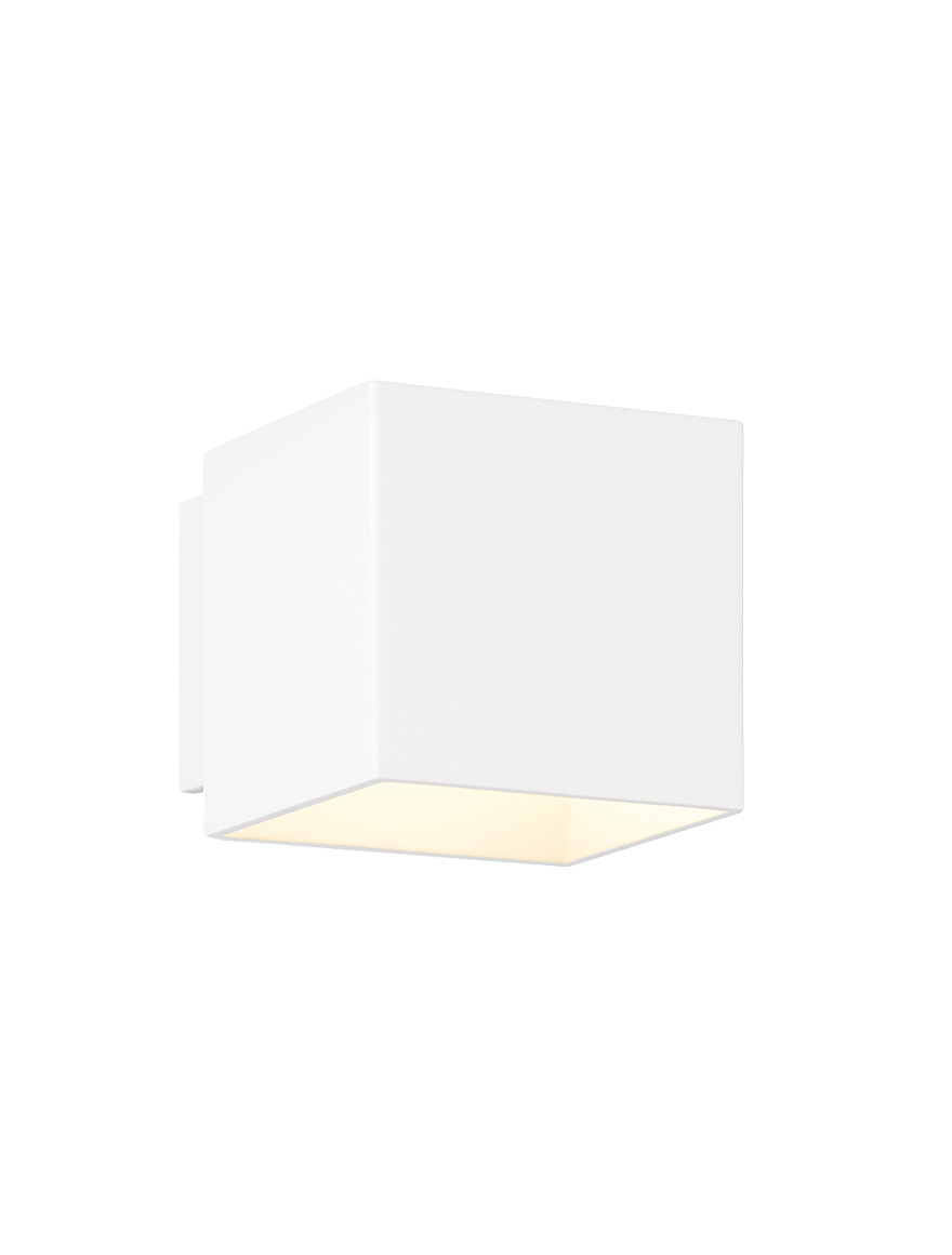 Настенный светильник 1xG9, 80×80×100 мм, IP20, белый, LUMINALED