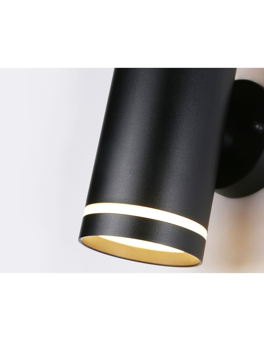 Aplică 2XGU10 55*160*80 IP20 neagră LUMINALED