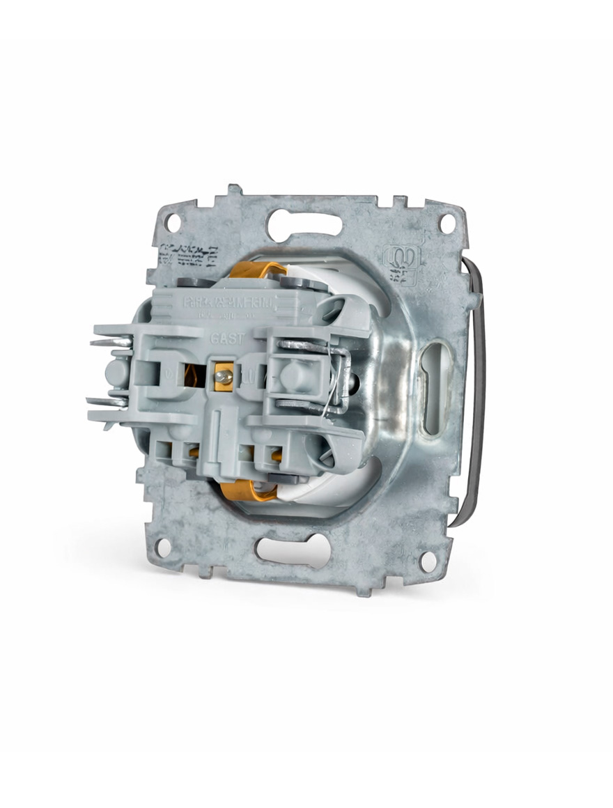 Priză cu CP ST (albă) 1/10/100 EL-BI JAZZ 607-010200-218