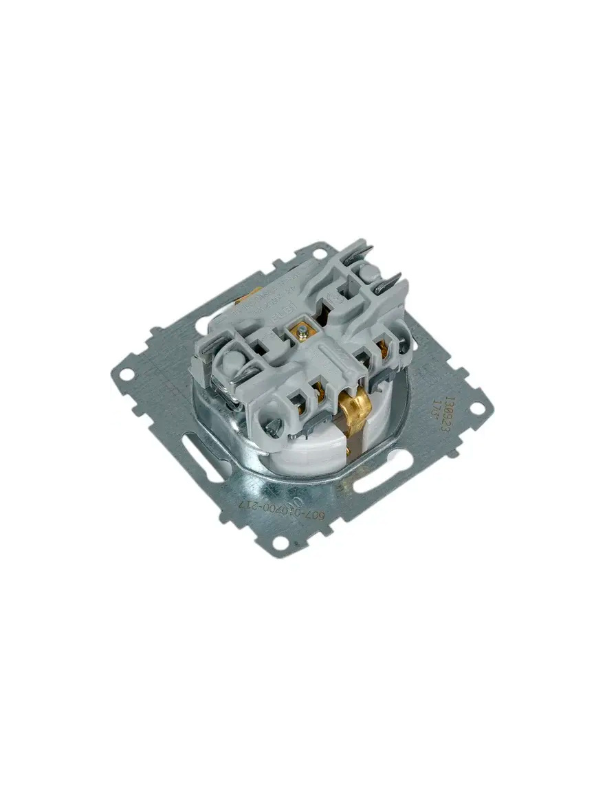 Priză cu CP ST (albă) 1/12/120 EL-BI JAZZ 607-010200-217