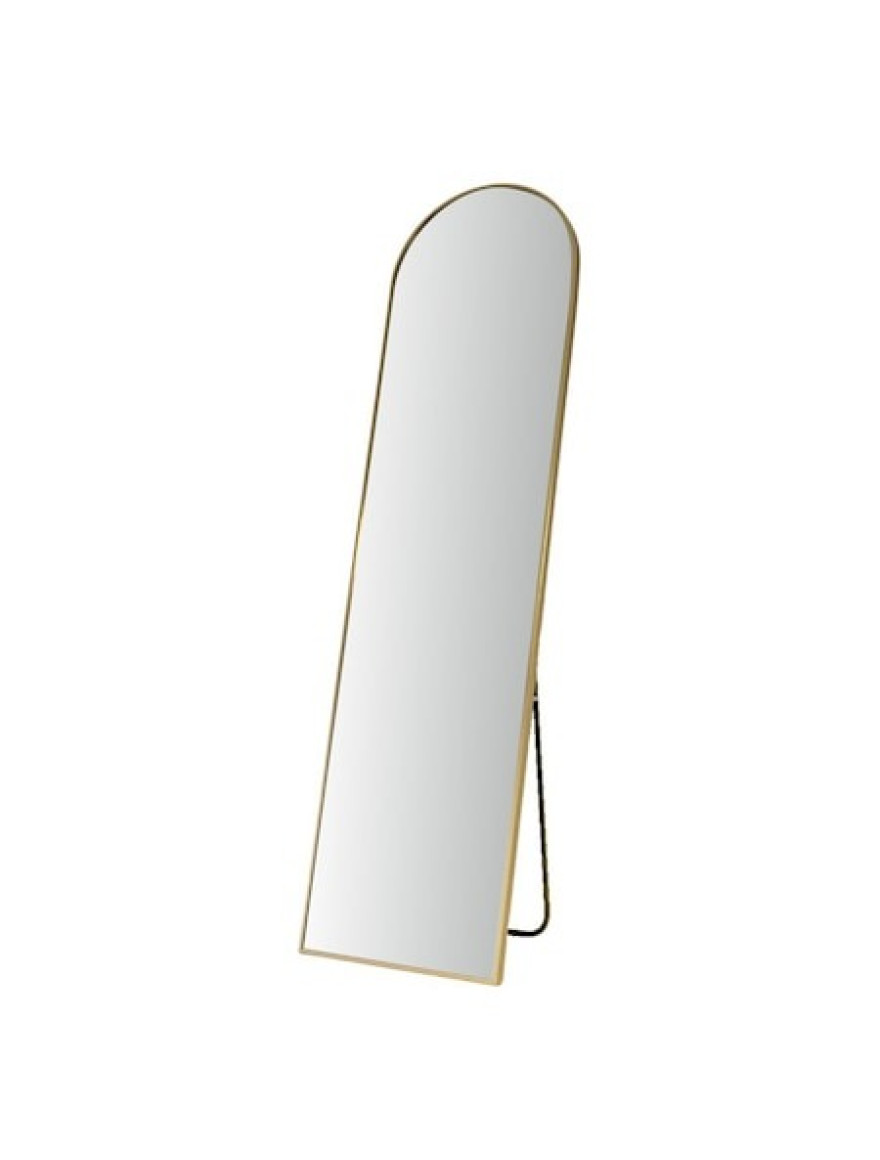 Oglinda pe suport 165x50 cm, auriu