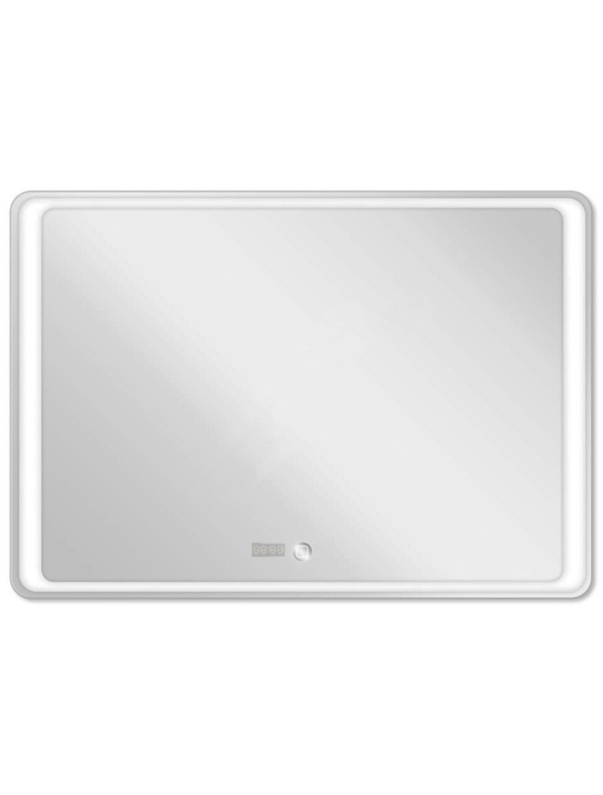 Oglindă baie LED, aurie, 50x70 cm.