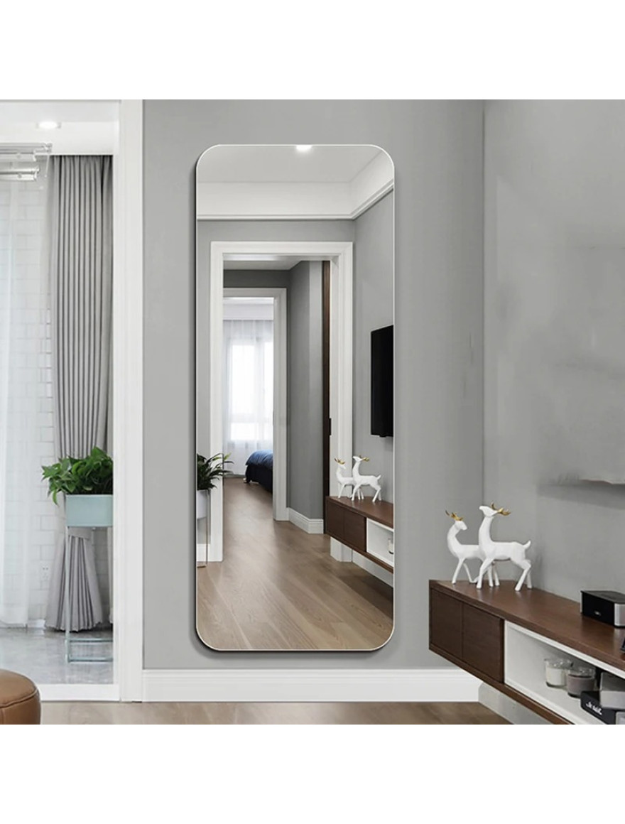 Oglindă, neagră, 55x110 cm.